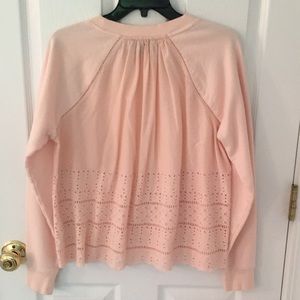 J. Crew Eyelet-back Top